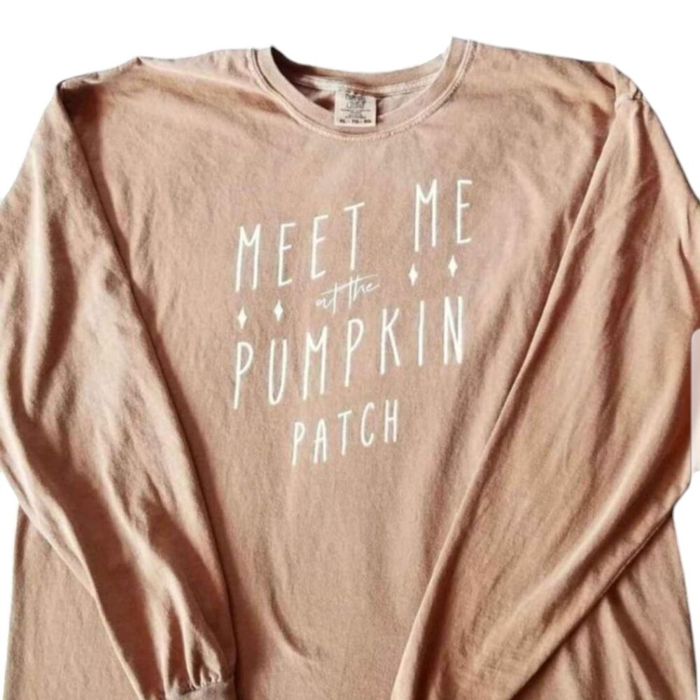 Meet me at the Pumpkin patch long sleeve XL